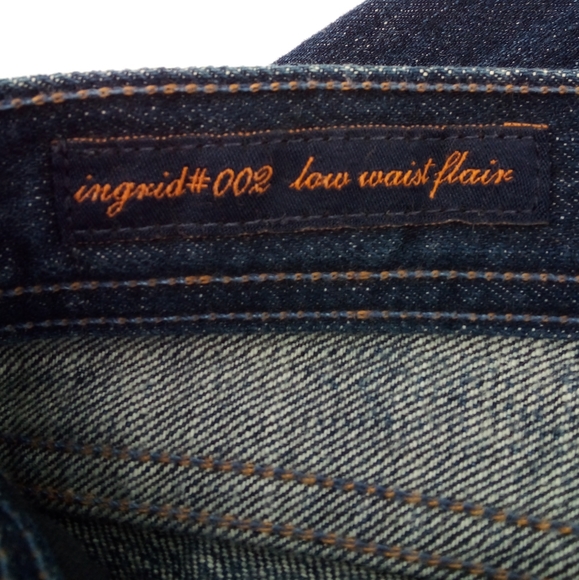 Citizens of Humanity Ingrid #002 Low Waist Flair Denim Jeans Early 2000's 27 - Picture 3 of 16